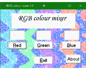 RGB color mixer